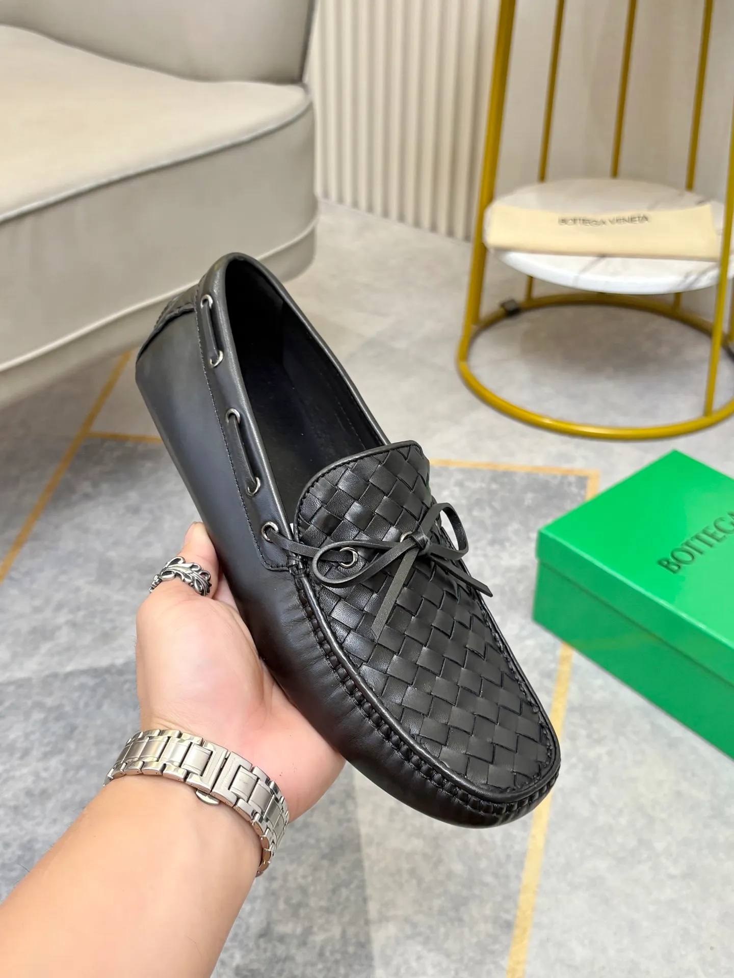 P420💰 (Niu Li + Niu Pad) [BV] The latest hot style‼ ️Casual men's shoes, uppers imported first-layer cowhide ➕Full imported cowhide lining✔️Exquisite workmanship, excellent foot feel, special rubber soles✔️, cool and fashionable, the latest fashion, fashionable outsole, hurry up.  Code number: 38-44 (can be customized to 37.45, non-refundable)